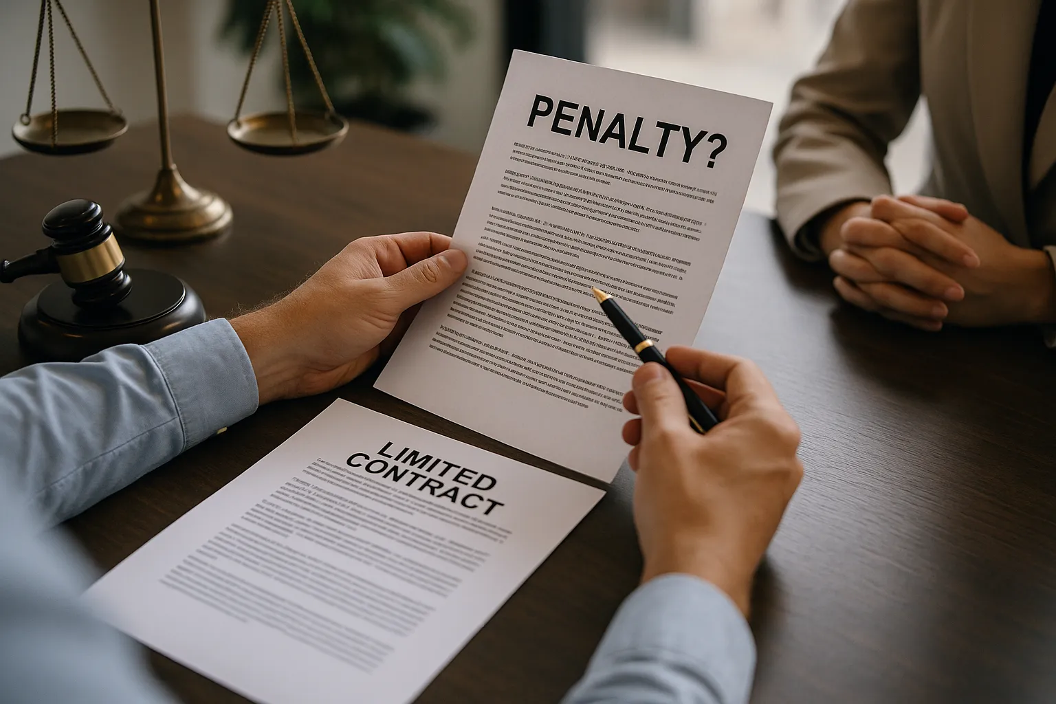 Is there a penalty for breaking a limited contract early